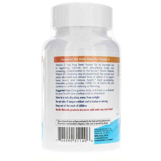 Vitamin D3 Gummies 1000 IU, NRN
